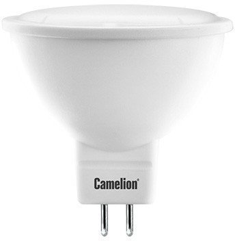 Лампа св/д Camelion MR16 GU5.3 220V 7W 4500K матовая 50х50 пластик 481353