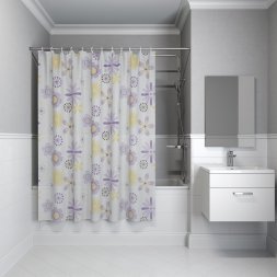 Штора для ванной комнаты, 180х180 см, PEVA, P03PV11i11,  IDDIS 29511