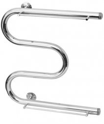 Полотенцесушитель водяной ТЕРА М-с полкой 600х400  нар.р. 1 (ПСВ-06-08) без кронш.